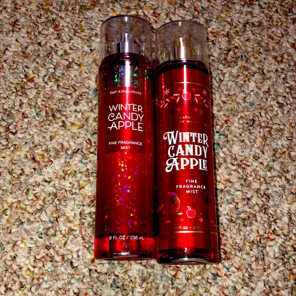 2 Winter Candy Apple Bath & Body Spray Mist